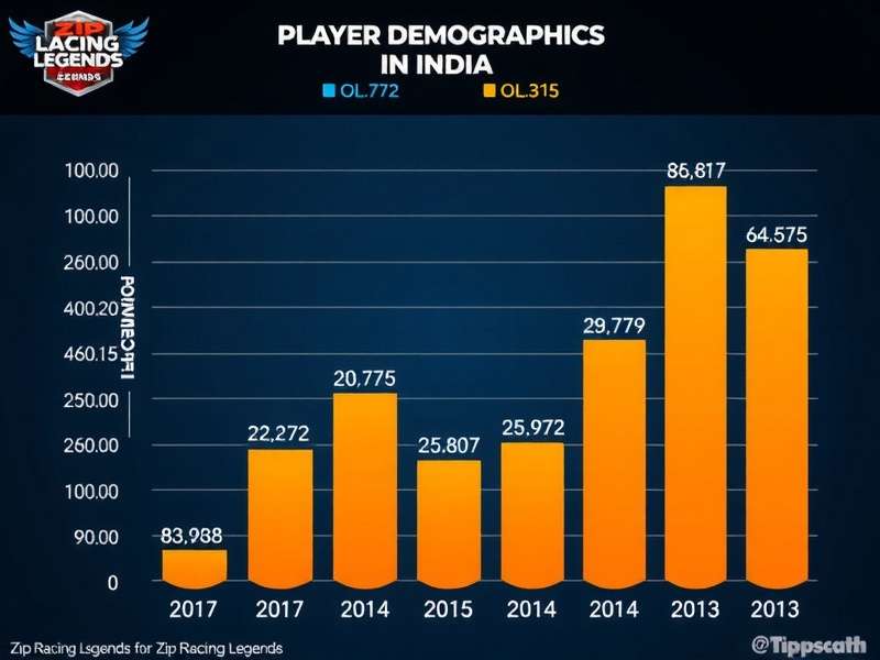 Zip Racing Legends - Player Statistics Across India Zip Racing Legends Player Demographics in India